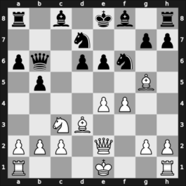 1960 Leningrad ch-URS – Round 15 – Sakharov, Yuri G. – 0-1 – Polugaevsky, Lev – G140