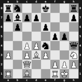 1960 Leningrad ch-URS – Round 17 – Shamkovich, Leonid – 0-1 – Lutikov, Anatoly S – G155