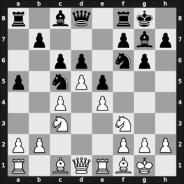 1960 Leningrad ch-URS – Round 17 – Petrosian, Tigran A. – 1-0 – Spassky, Boris V. – G157