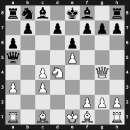 1960 Leningrad tt – Round 5 – Tumurbator, Purev – 0-1 – Forintos, Gyozo V – G62