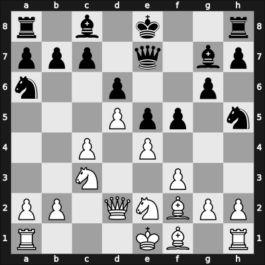 1960 Leningrad tt – Round 15 – Nikitin, Aleksander S – 1-0 – Kupka, Slavoj – G207