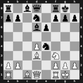 1960 Ljubljana – Round 1 – Kozomara, Vlado – 1/2-1/2 – Sofrevski, Jovan – G12