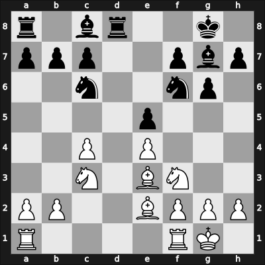 1960 Ljubljana – Round 3 – Trifunovic, Petar – 1/2-1/2 – Bulat, Ante – G32