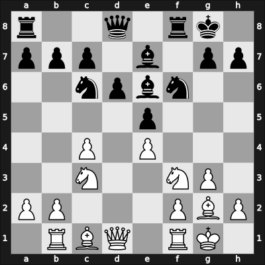 1960 Ljubljana – Round 4 – Sofrevski, Jovan – 1/2-1/2 – Knezevic, Milorad – G41