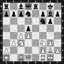 1960 Ljubljana – Round 5 – Kozomara, Vlado – 1/2-1/2 – Bertok, Mario Jr. – G42