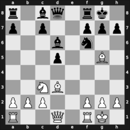 1960 Ljubljana – Round 8 – Ciric, Dragoljub M – 1/2-1/2 – Knezevic, Milorad – G65