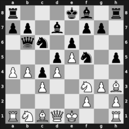 1960 Ljubljana – Round 8 – Ruffne Toth, Andrea – 1/2-1/2 – Smederevac, Petar – G66
