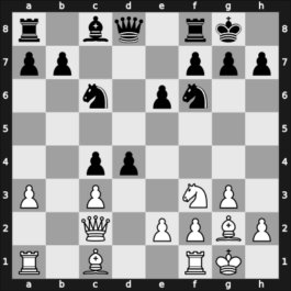 1960 Ljubljana – Round 10 – Damjanovic, Marko – 1/2-1/2 – Trifunovic, Petar – G72