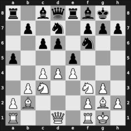 1960 Ljubljana – Round 10 – Gligorić, Svetozar – 1/2-1/2 – Udovcic, Mijo – G73