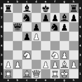 1960 Ljubljana – Round 10 – Vukovic, Maksimilijan – 1/2-1/2 – Kozomara, Vlado – G74