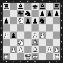 1960 Madrid zt – Round 2 – Durao, Joaquim – 1/2-1/2 – Penrose, Justin – G18