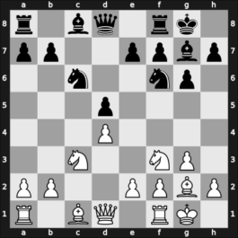 1960 Madrid zt – Round 15 – Donner, Jan-Hein – 1/2-1/2 – Gligorić, Svetozar – G110
