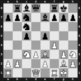 1960 Mar del Plata – Round 1 – Wexler, Bernardo – 1/2-1/2 – Redolfi, Argentino Rodolfo – G3