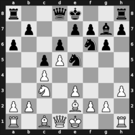 1960 Mar del Plata – Round 1 – Incutto, Carlos – 1/2-1/2 – Gadia, Olicio – G7