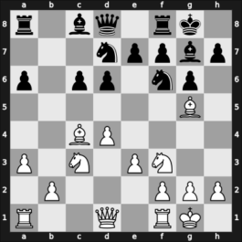 1960 Mar del Plata – Round 1 – Bielicki, Carlos – 1/2-1/2 – Eliskases, Erich – G13