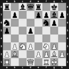 1960 Mar del Plata – Round 1 – Gonzalez Intelangelo, Gerardo – 1/2-1/2 – Bielicki, Carlos – G23