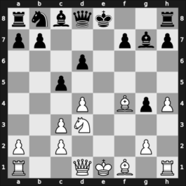 1960 Mar del Plata – Round 2 – Spassky, Boris V. – 1-0 – Fischer, Robert J – G28