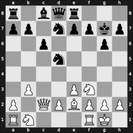 1960 Mar del Plata – Round 2 – Eliskases, Erich – 0-1 – Letelier Martner, Rene – G32