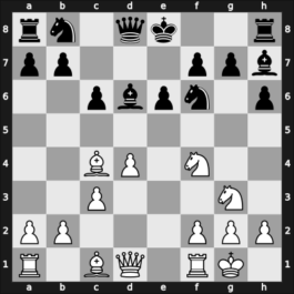 1960 Mar del Plata – Round 3 – Letelier Martner, Rene – 0-1 – Foguelman, Alberto – G40