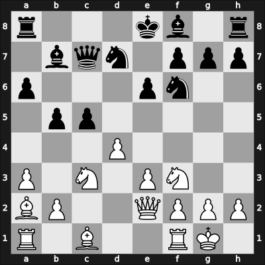 1960 Mar del Plata – Round 5 – Letelier Martner, Rene – 1/2-1/2 – Aguilera Bazan, Oscar – G49