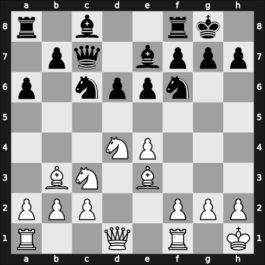 1960 Mar del Plata – Round 5 – Alvarez del Monte, Jose – 1/2-1/2 – Bielicki, Carlos – G50