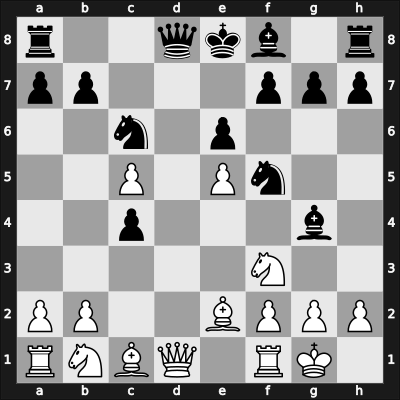 1960 Mar del Plata – Round 5 – Bronstein, David I – 1/2-1/2 – Redolfi, Argentino Rodolfo – G51