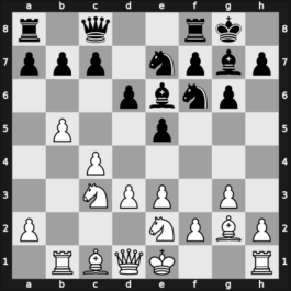 1960 Mar del Plata – Round 7 – Marini, Luis – 1/2-1/2 – Bielicki, Carlos – G62