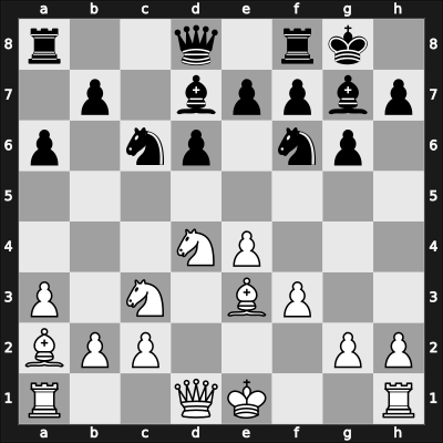 1960 Mar del Plata – Round 10 – Incutto, Carlos – 1/2-1/2 – Wexler, Bernardo – G82