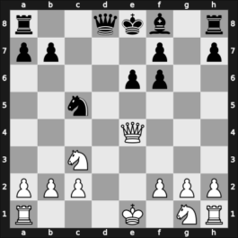 1960 Mar del Plata – Round 12 – Bronstein, David I – 1/2-1/2 – Fischer, Robert J – G95