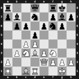 1960 Moscow-Leningrad m – Round 1.12 – Artsukevich, K – 1/2-1/2 – Yudovich, Mikhail M – G5