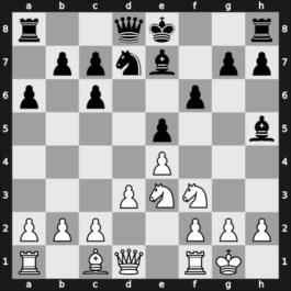 1960 Moscow-Leningrad m – Round 1.23 – Gusev, Yuri S – 0-1 – Karelov, Aleksandr – G15