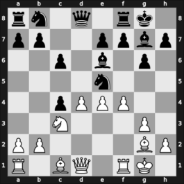 1960 Moscow-Leningrad m – Round 2.31 – Chernikov, Oleg L – 0-1 – Zakharov, Alexander V – G38