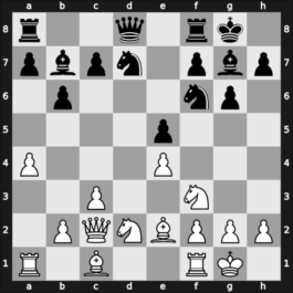 1960 Nimzowitsch Memorial – Round 1 – Petrosian, Tigran V – 1-0 – Barendregt, Johan – G7