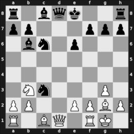 1960 Nimzowitsch Memorial – Round 1 – Petrosian, Tigran V – 1/2-1/2 – Geller, Efim P – G8