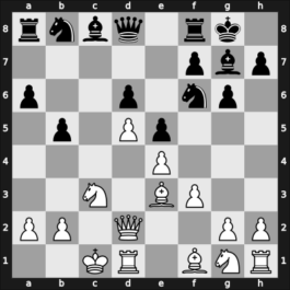 1960 Nimzowitsch Memorial – Round 1 – Andersen, Borge – 0-1 – Petrosian, Tigran V – G12