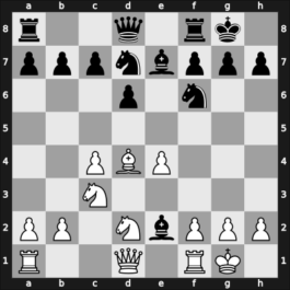 1960 Nimzowitsch Memorial – Round ? – Petrosian, Tigran V – 1-0 – Larsen, Bent Ravn – G57