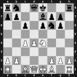 1960 Nimzowitsch Memorial – Round ? – Andersen, Borge – 1-0 – Nielsen, Poul Erik – G18