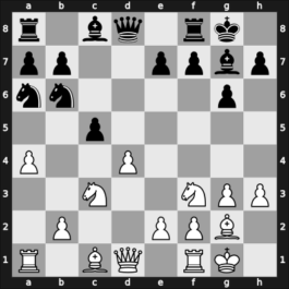 1960 Nimzowitsch Memorial – Round ? – Nielsen, Poul Erik – 1/2-1/2 – Enevoldsen, Jens – G23