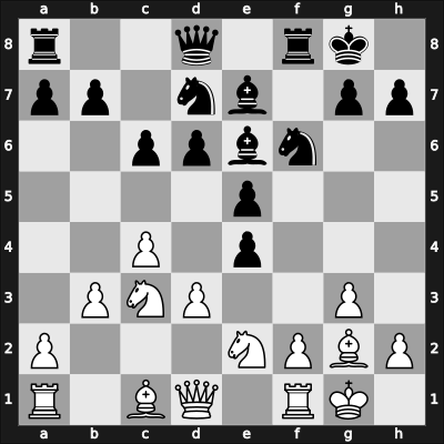 1960 Olympiad final C – Round 6 – Boutteville, Cesar – 1-0 – Lagha, Khelil – G9