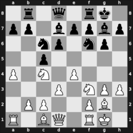 1960 Olympiad final C – Round 8 – Anastassopulos, Anastasios – 1/2-1/2 – Campomanes, Florencio – G16