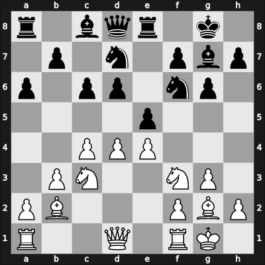 1960 Olympiad prel I – Round 2 – Bergraser, Volf – 1-0 – Czerniak, Moshe – G8