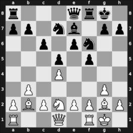 1960 Olympiad prel I – Round 6 – Damjanovic, Mato – 1-0 – Raisa, Unto – G17