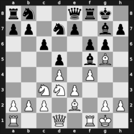1960 Olympiad prel I – Round 6 – Persitz, Raaphi – 0-1 – Malich, Burkhard, Dr. – G18