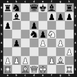 1960 Olympiad prel II – Round 3 – Tarnowski, Alfred – 1/2-1/2 – Wexler, Bernardo – G5