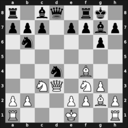 1960 Olympiad prel II – Round 6 – Campomanes, Florencio – 0-1 – Robatsch, Karl – G9