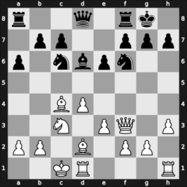 1960 Olympiad prel III – Round 2 – Pachman, Ludek – 1-0 – Lundin, Erik – G9