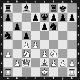 1960 Olympiad prel III – Round 3 – Golombek, Harry – 0-1 – Barcza, Gedeon – G19