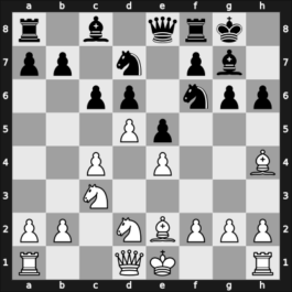 1960 Olympiad prel III – Round 4 – Johansson, Martin 1979 – 1-0 – Lagha, Khelil – G28