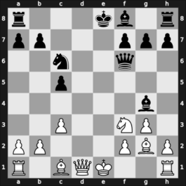 1960 Olympiad prel III – Round 5 – Namzhil, Naidan – 1/2-1/2 – Kolvig, Bent – G32