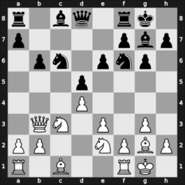 1960 Olympiad prel III – Round 6 – Sköld, Kristian – 1/2-1/2 – Myagmarsuren, Lkhamsuren – G40